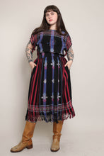 80s Southwestern Cotton Dress