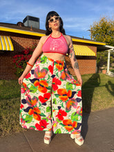 70s Floral Palazzo Pants