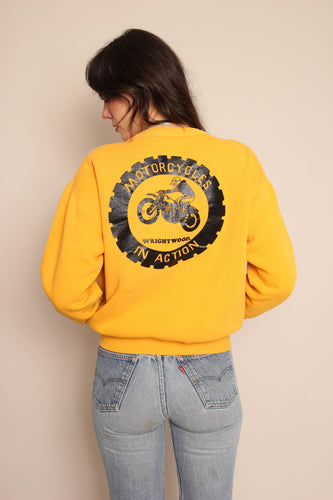 70s Motorcycles In Action Sweatshirt