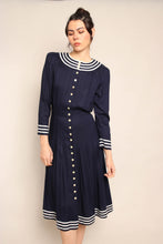 90s Navy Nautical Dress