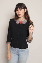 50s Peter Pan Collar Shirt