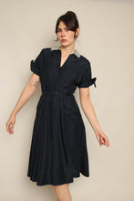 50s Nautical Navy Dress