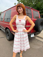 50s Red & White Polka Dot House Dress