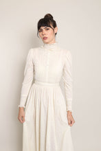 70s Eyelet Lace Victorian Dress