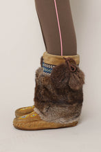 80s Rabbit Fur Mukluk Boots