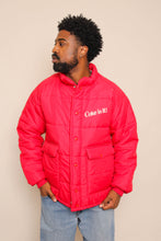 80s Coca Cola Puffer Jacket