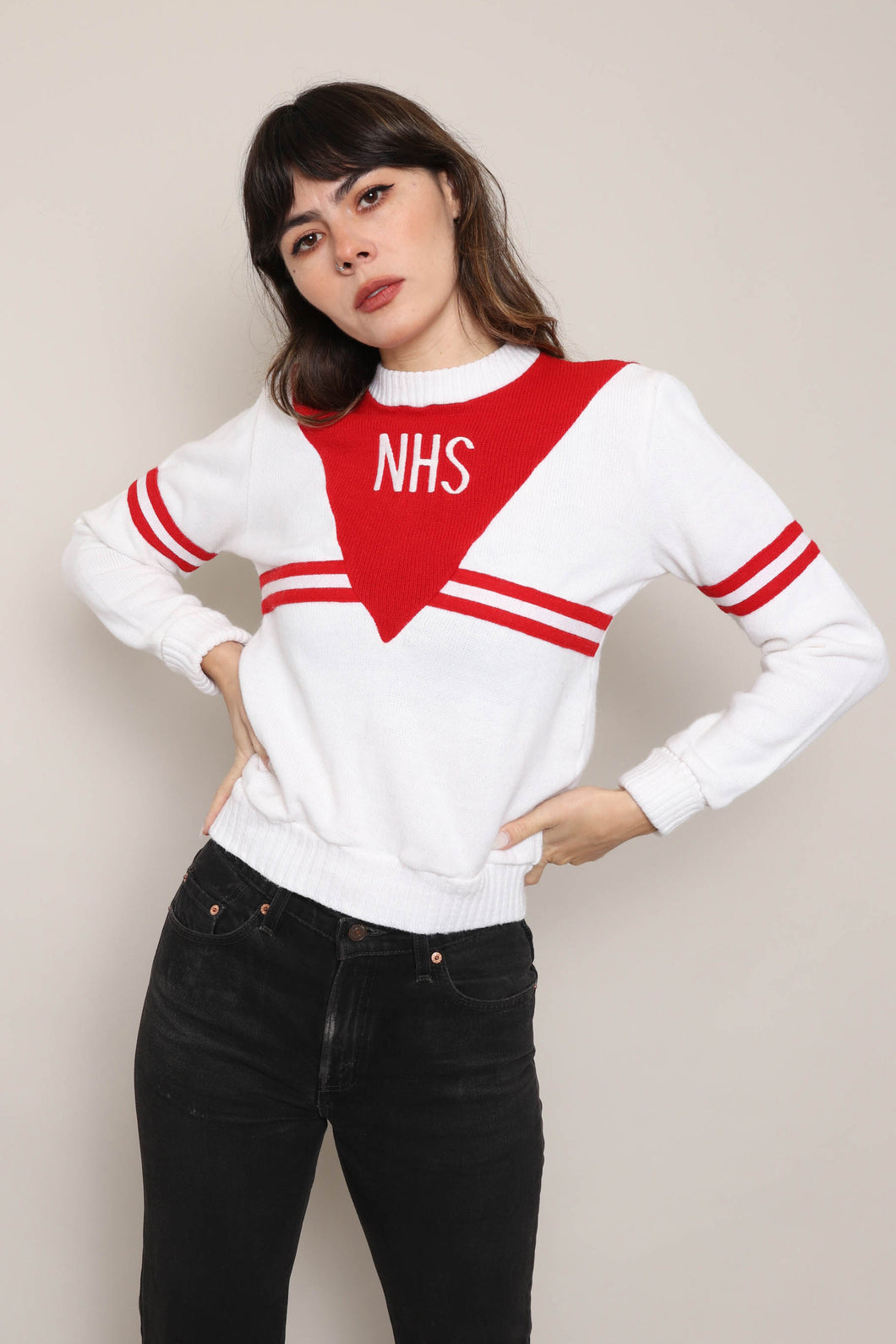 60s Cheerleader Sweater