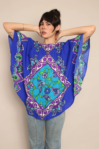 70s Psychedelic Caftan Tunic