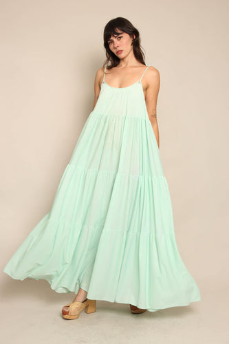 70s Mint Trapeze Nightgown