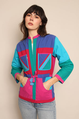90s Reversible Patchwork Jacket