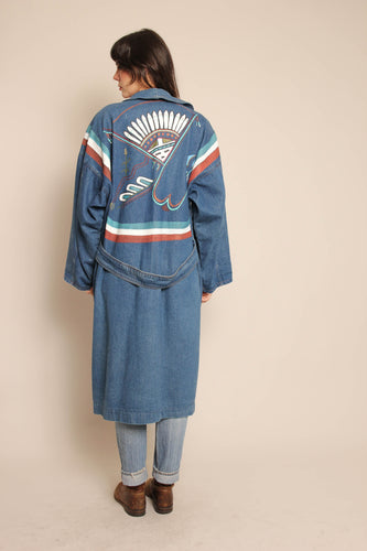 90s Hand Painted Duster