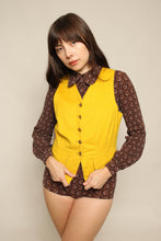 60s Mustard Knit Vest