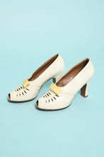 40s Peep Toe Heels With Bows