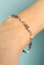 40s 12K White Gold Filled Pearl Bracelet
