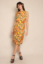 50s Autumn Floral Dress