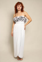 70s Fluttery Grecian Maxi Dress