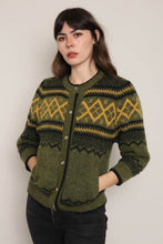 80s Mohair Nordic Cardigan