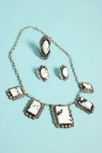 80s Peterson Johnson White Buffalo Turquoise Set