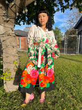 70s Floral Maxi Dress