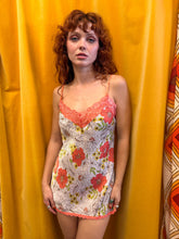 90s Pastel Floral Slip Dress