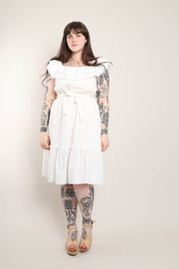 80s Flutter Prairie Dress