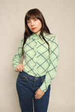 70s Green Plaid Shirt