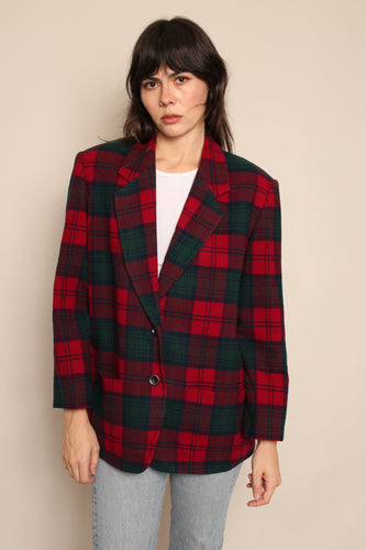 90s Pendleton Tartan Blazer