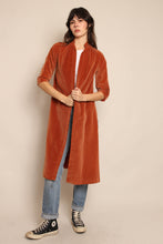 60s Rust Velvet Duster