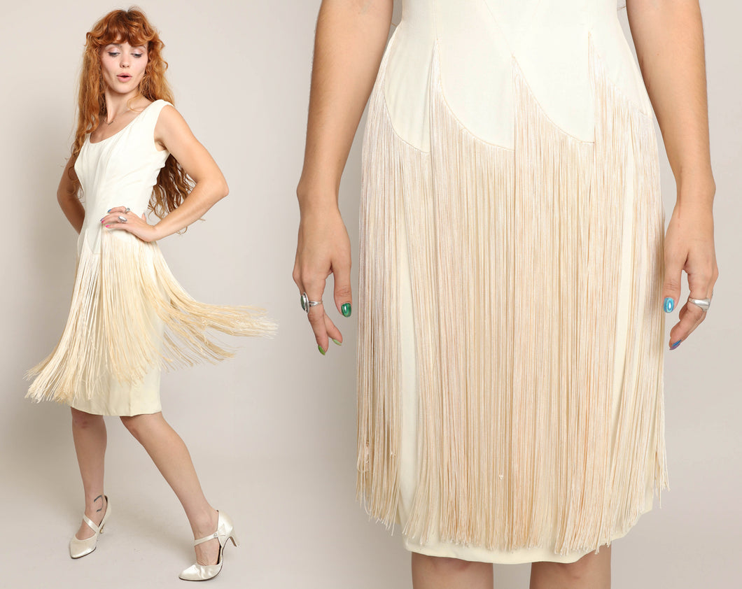 60s Fringe Wiggle Dress