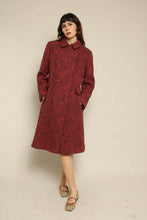 1960s Pink Tweed Wool Peacoat