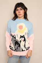 80s Husky Print Sweater