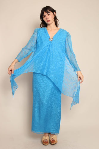 80s Hanae Mori Silk Dress