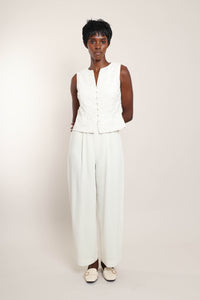 90s Embroidered Vest Jumpsuit