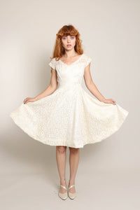 50s Lace Fit & Flare Dress