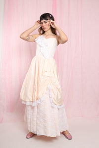 ❤️ 80s Peaches & Cream Gown