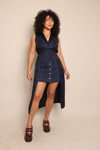 90s Midnight Witch Duster - M/L