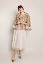 70s Faux Fur Cape