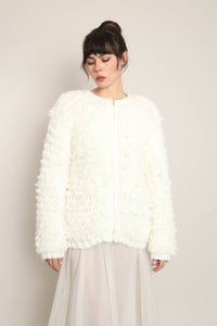 80s Shaggy Knit Jacket