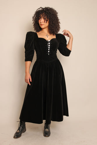80s Holly Witch Dress - M