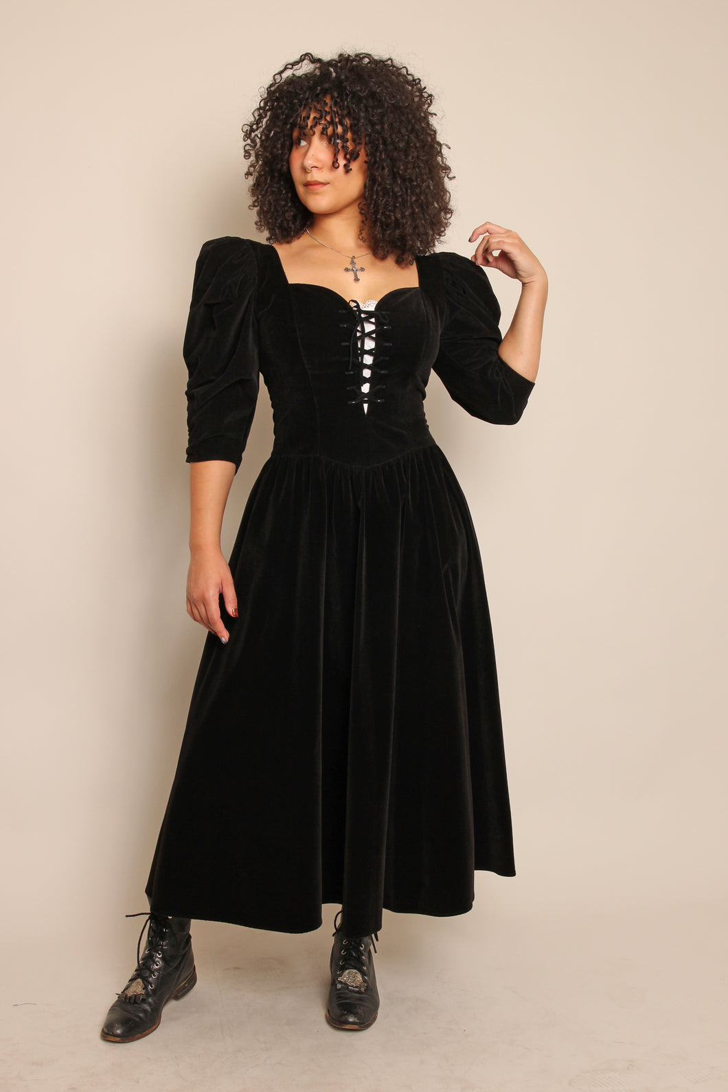 80s Holly Witch Dress - M