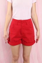 ❤️ 90s Red Denim Shorts