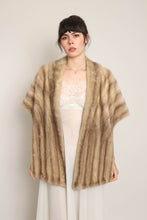 50s Honey Blonde Mink Fur Stole