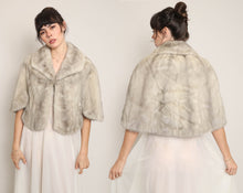 50s Natural Blue Mink Fur Stole