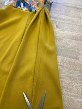 70s Mustard Yellow Mod Mini Dress