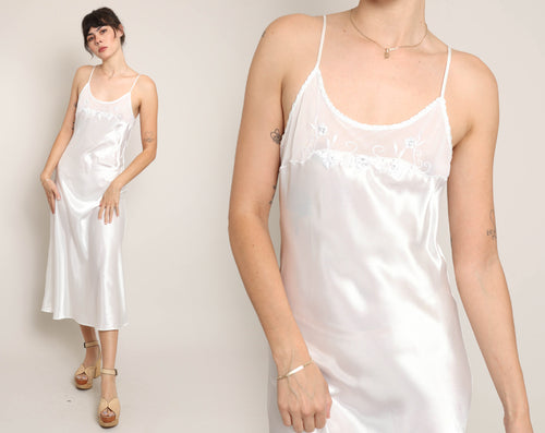 90s Sheer Mesh Nightgown