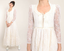 70s Gunne Sax Lace Dress