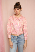 ❤️ 50s Pat Sandler Brocade Blouse