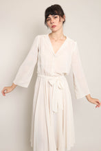 80s Gauze Chiffon Dress