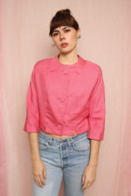 ❤️ 50s Pink Cropped Jacket