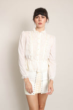 70s Victorian Lace Shirt